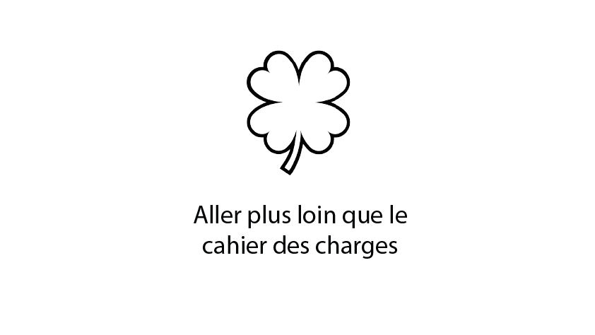 picto aller plus loin que le cahier des charges